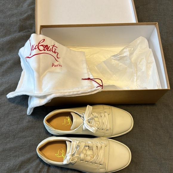 Christian Louboutin. Tennis shoes. Box and bag included. Word once. - Picture 3 of 6